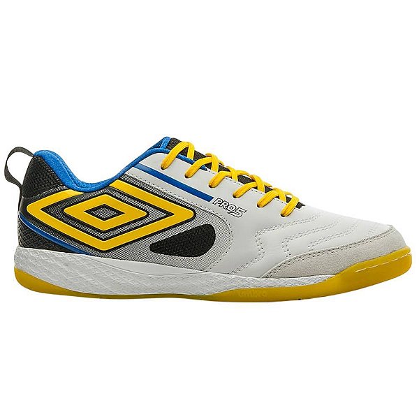 Chuteira de Futsal Masculina Umbro Pro 5 Bump Branca - U01FB