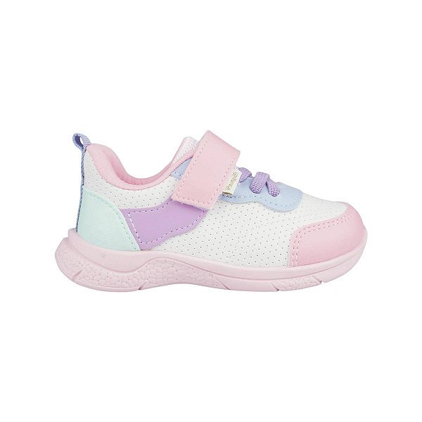 Tênis Infantil Feminino Pampili Mini Soft Branco - 745008