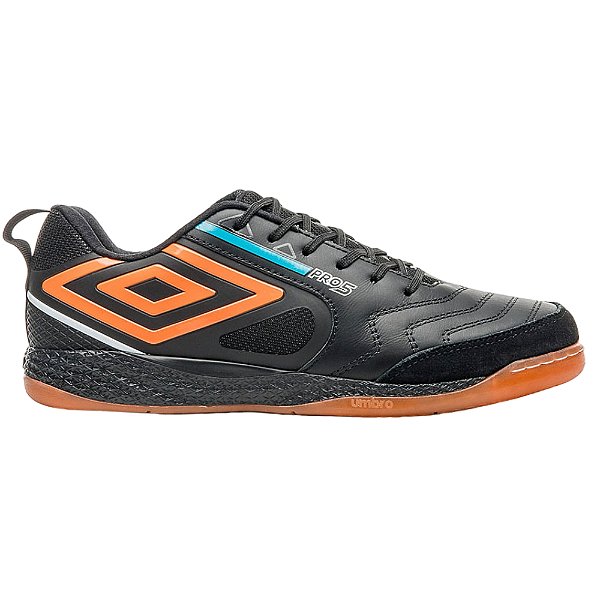 Chuteira de Futsal Masculina Umbro Pro 5 Bump Preta - U01FB0