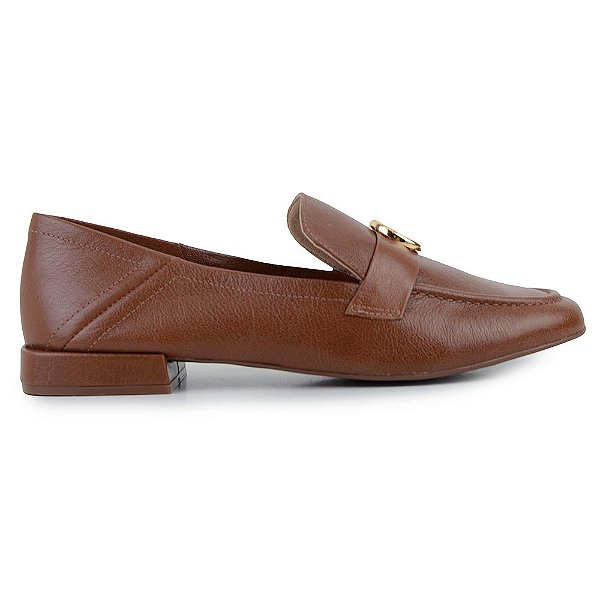 Mocassim Feminino Luz da Lua Atacama Marrom Ambar - 60340021