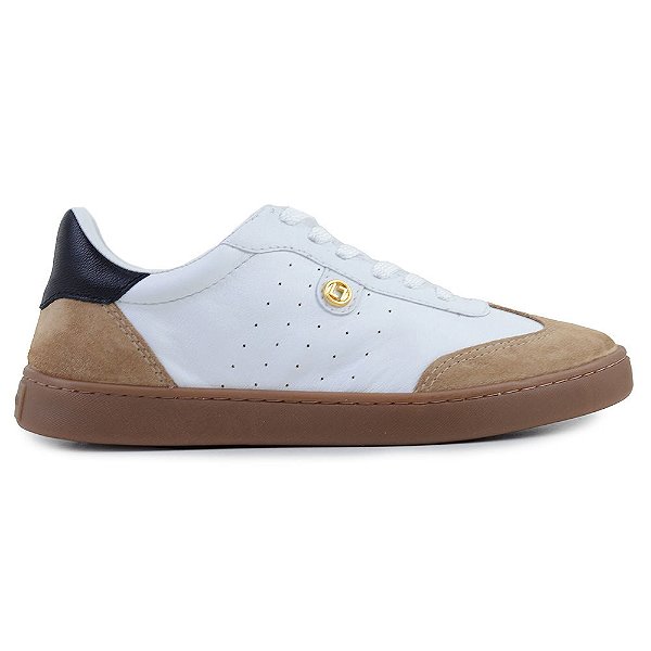 Tênis Feminino Luz da Lua Saara Branco Nocciola - 60710002