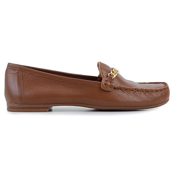 Mocassim Feminino Luz da Lua New Ridge Marrom Ambar 60260024