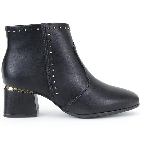 Bota Feminina Modare Salto Baixo Preta - 7082