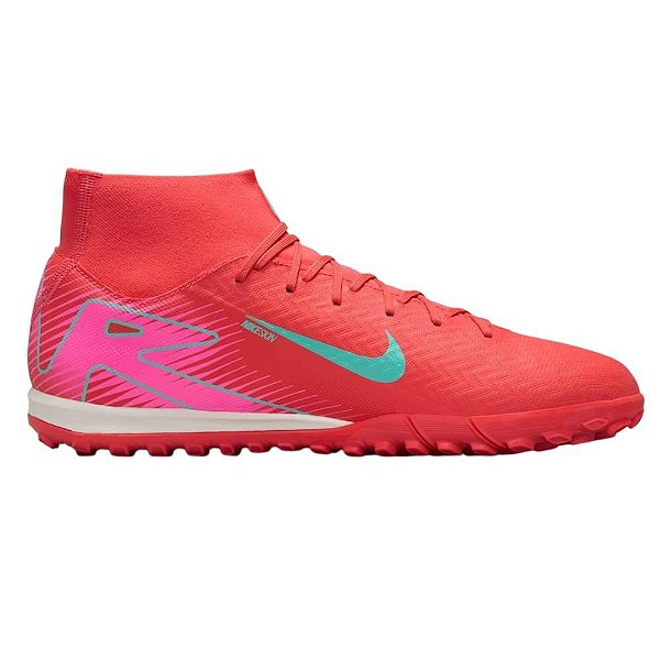 Chuteira Society Masculina Nike ZM Superfly 10 Rosa - FQ833