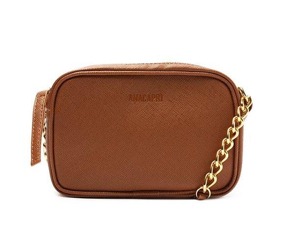 Bolsa Feminina Anacapri Tiracolo Pequena Marrom - C50001