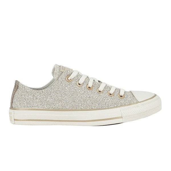 Tênis Adulto Converse Chuck Taylor Ox Pretty Dourado CT3022
