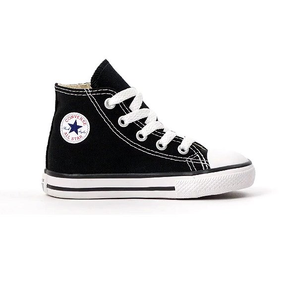 Tênis Infantil Converse All Star Chuck Taylor Hi Preto - CK0003
