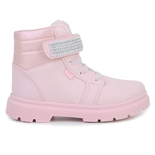 Bota Infantil Feminina Klin London Mini Rosa - 3650