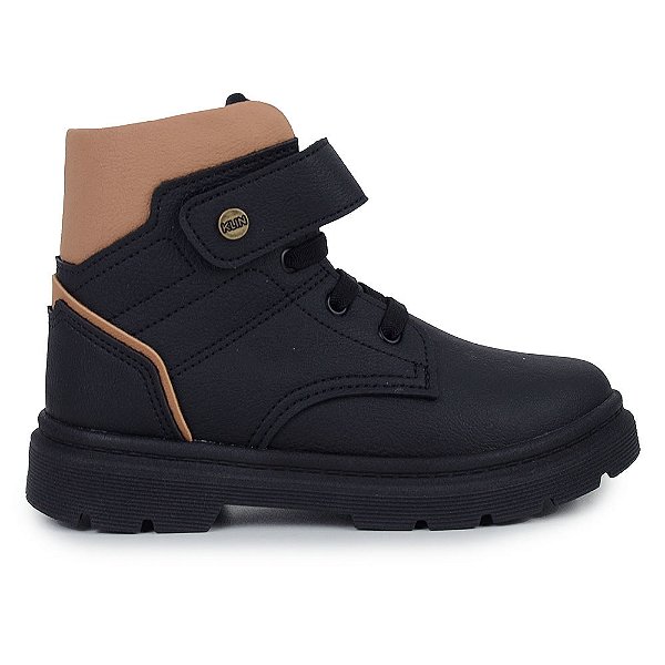 Bota Infantil Masculina Klin London Mini Preto - 3650