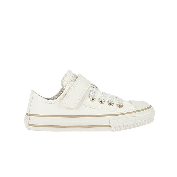Tênis Infantil Converse All Star Ox Chuck Taylor 1V Bege - CK1295