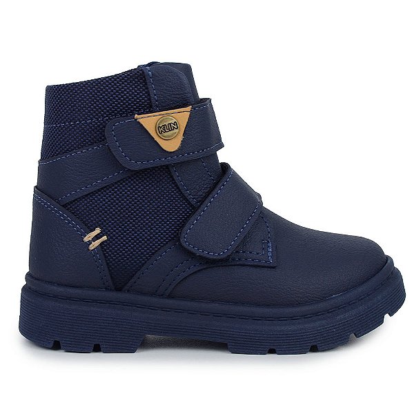 Bota Infantil Masculina Klin London Mini Azul - 3650