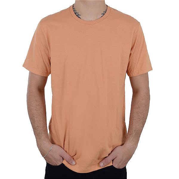 Camiseta Masculina Ogochi MC Essencial Slim Laranja - 0065