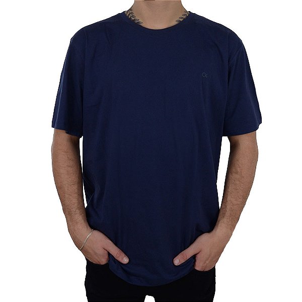 Camiseta Masculina Ogochi Essencial Plus Size Marinho - 0060