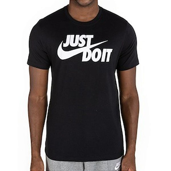 Camiseta Masculina Nike Nsw Tee Just Do It Preta - AR50