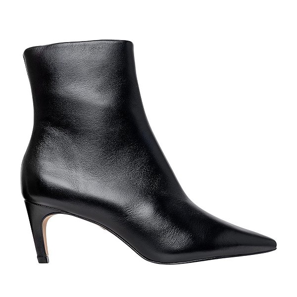 Bota Feminina Carrano Salto Fino Couro Preta - 853004