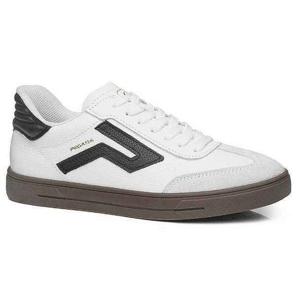 Tênis Feminino Pegada Casual Couro Branco - 2111