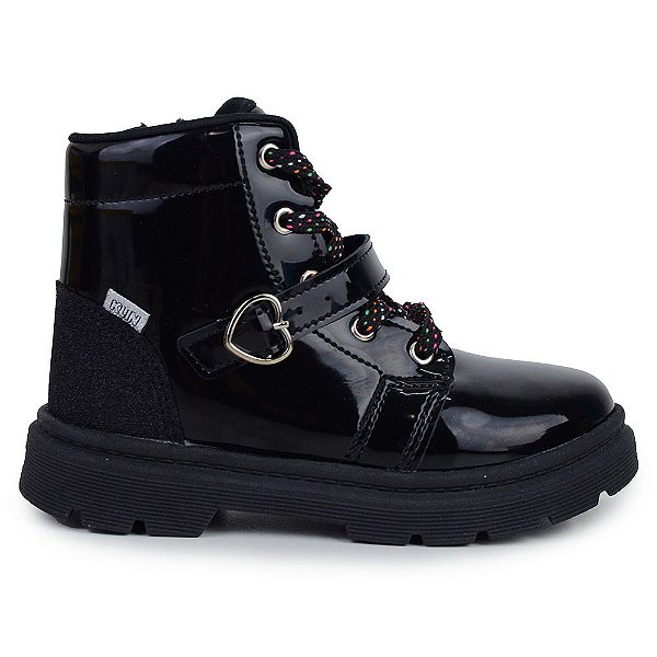 Bota Infantil Feminina Klin London Mini Preta - 3650