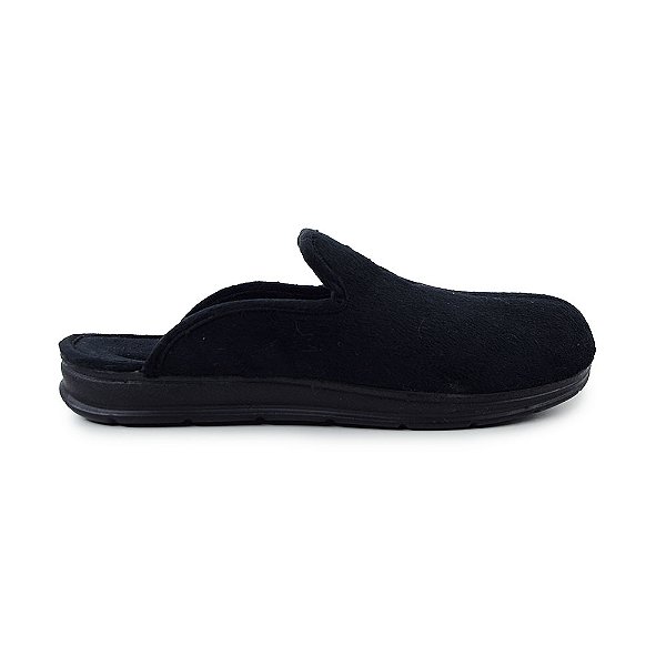 Pantufa Chinelo Adulto Pegada Preto - 1660