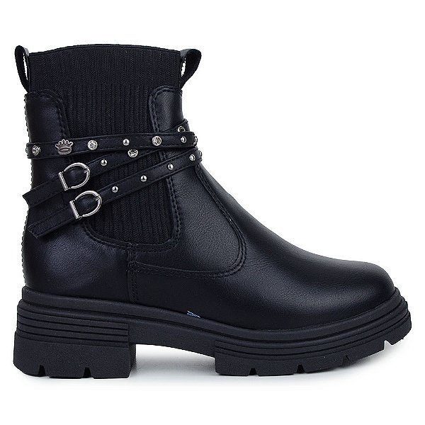 Bota Infantil Feminina Pink Cats Preta - V5031