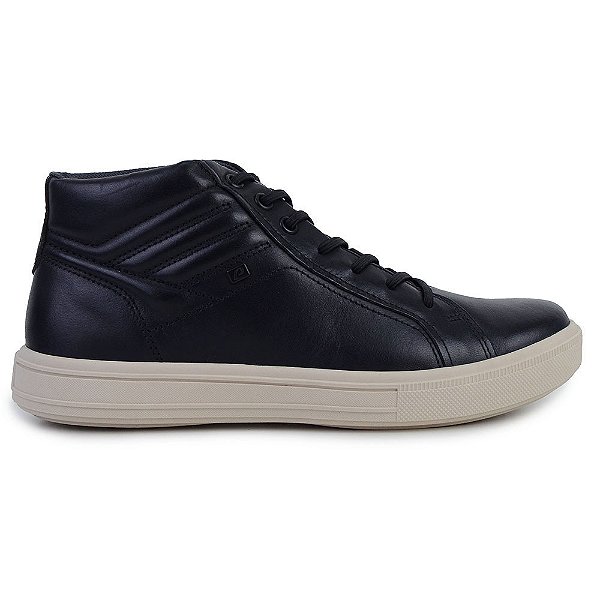 Bota Masculina Pegada CM Couro Stretch Preto - 1115