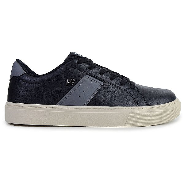 Sapatênis Masculino West Coast Couro Force Preto - 3130