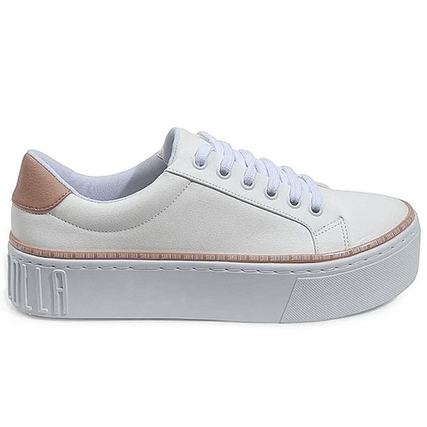 Tênis Feminino Santa Lolla Casual Plataforma Branco - 038F