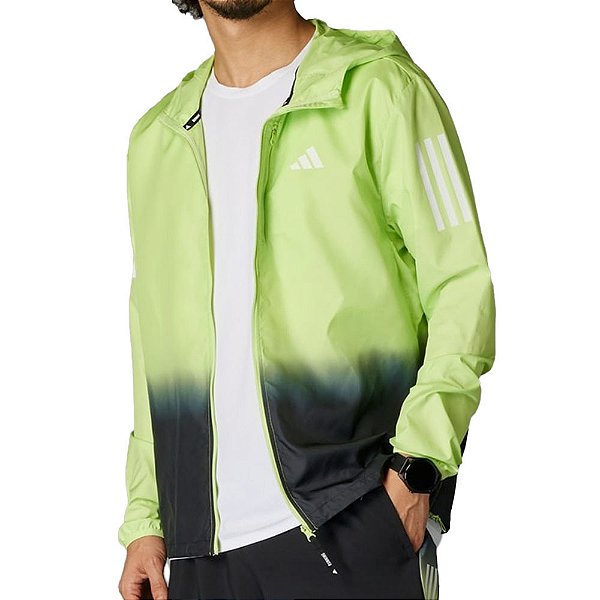 Jaqueta Masculina Adidas Corta Vento Own the Run Verde - JP0