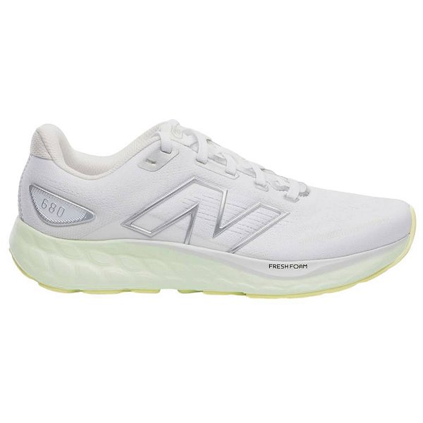 Tênis de Corrida Feminino New Balance Fresh Foam Branco - 68