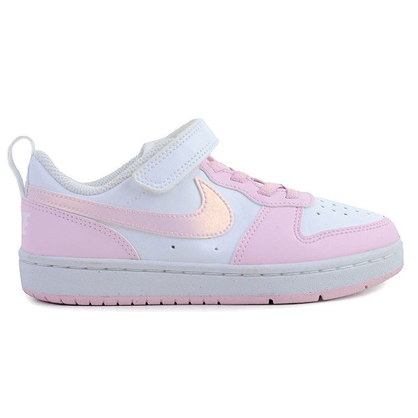 Tênis Infantil Meninas Nike Court Borough Branco - DV54