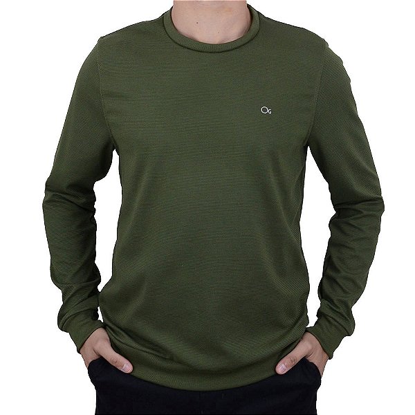 Blusa Masculina Ogochi Casual Verde - 0265