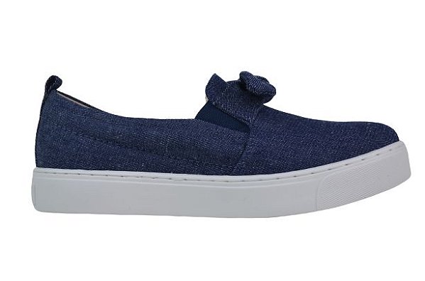 Tênis Feminino Santa Lolla Slip On Jeans - 01AC - Estrela Mix - Uma Loja  Completa