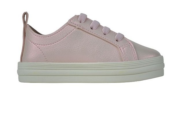 Tênis Infantil Klin Baby Moon Rosa Perolado - 2250
