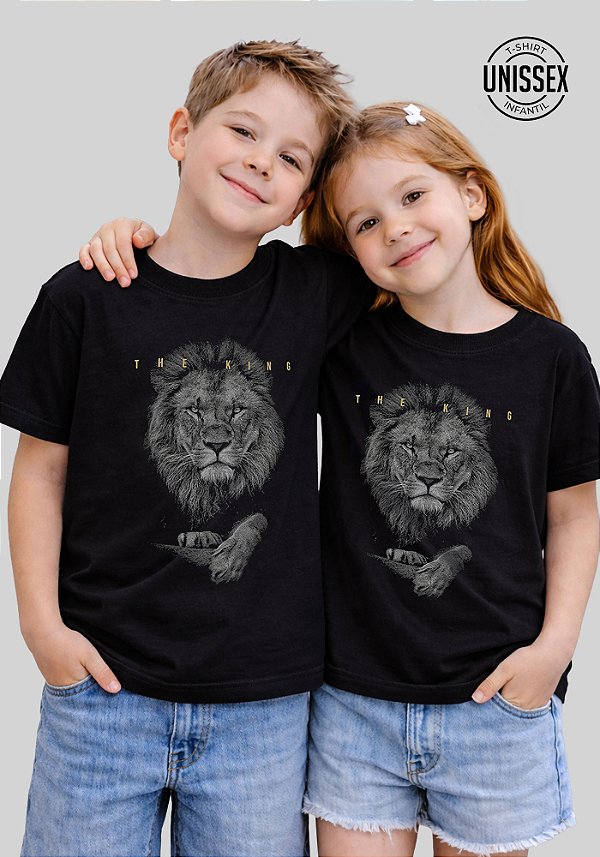 INFANTIL UNISSEX - THE KING - COR PRETO
