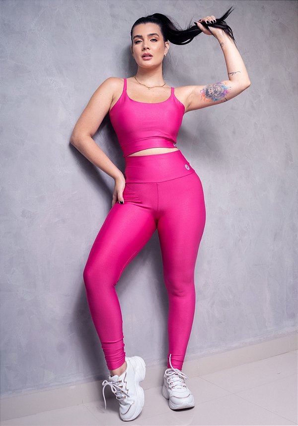 CONJUNTO FITNESS - COR PINK