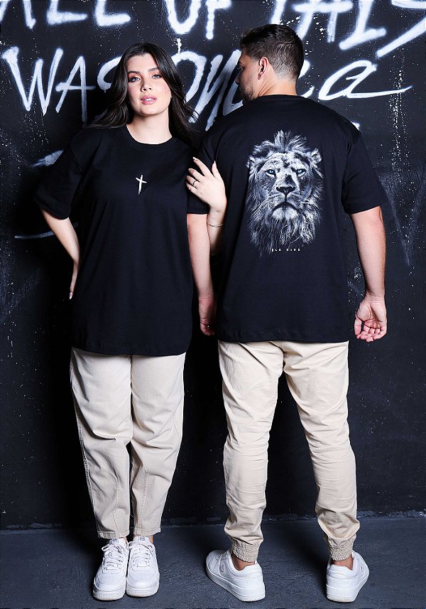 OVERSIZED - ELE VIVE - COR PRETO