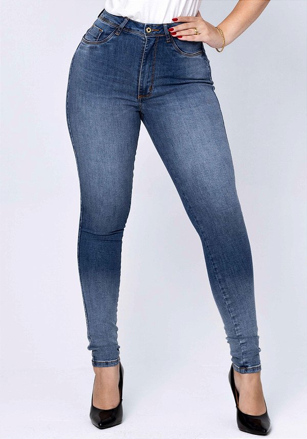 CALÇA JEANS SKINNY IZABELA - LAVAGEM CLARA