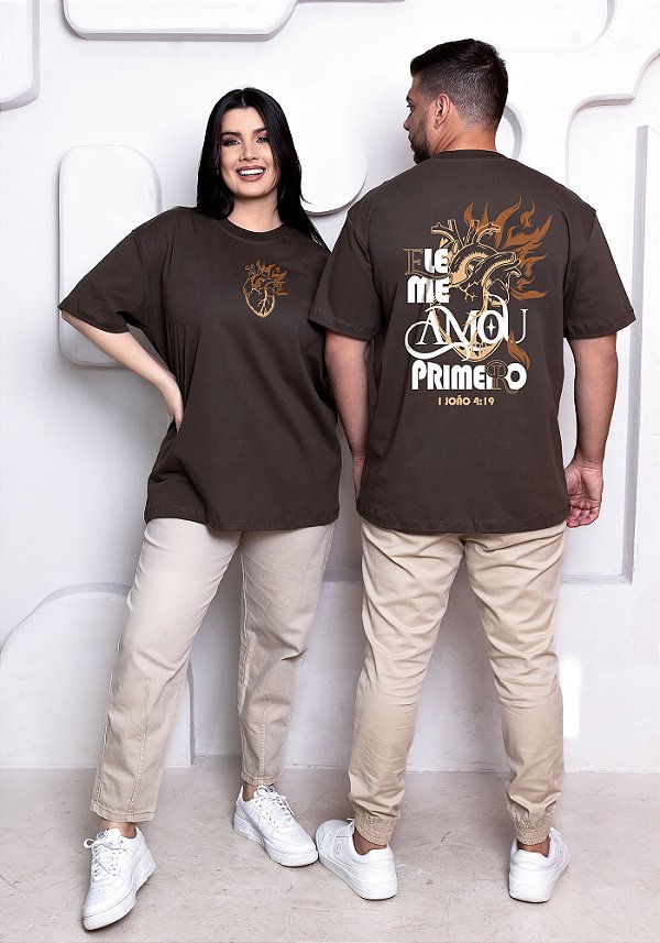 OVERSIZED - AMOU PRIMEIRO - COR MARROM