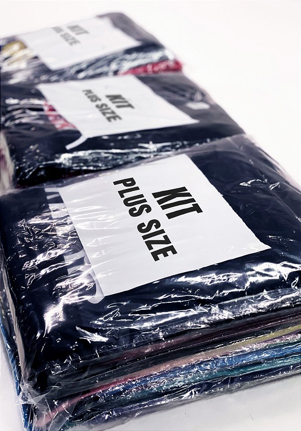KIT 10 T-SHIRT'S VARIADAS - PLUS SIZE -  PRONTA ENTREGA