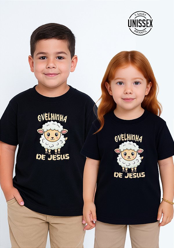 INFANTIL UNISSEX - OVELHINHA DE JESUS - COR PRETO