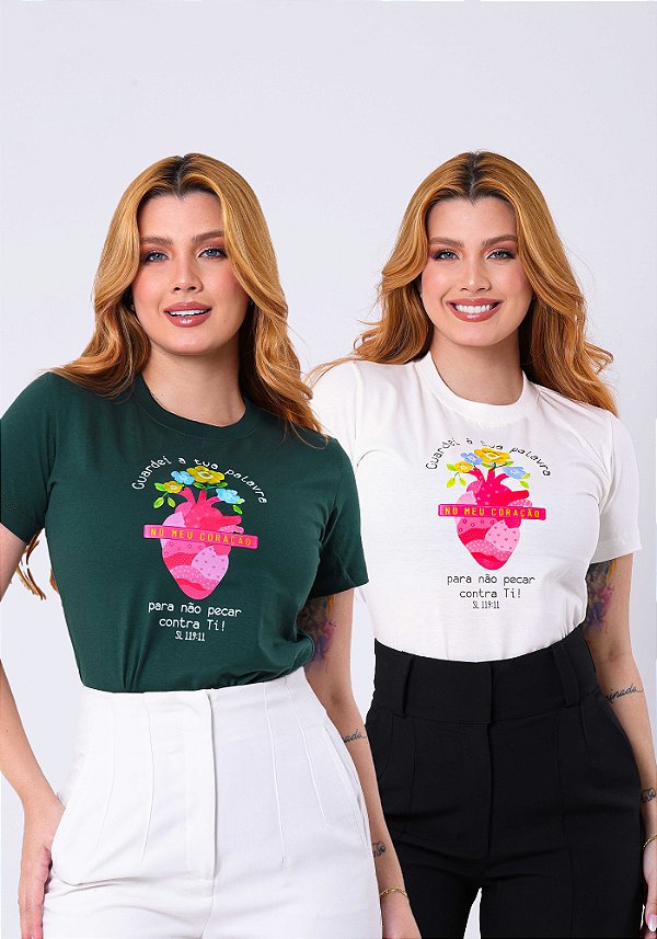 T-SHIRT FEMININA - GUARDEI A TUA PALAVRA