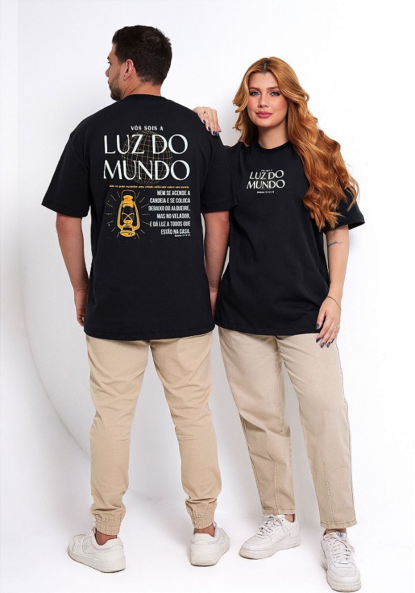 OVERSIZED - LUZ DO MUNDO - COR PRETO