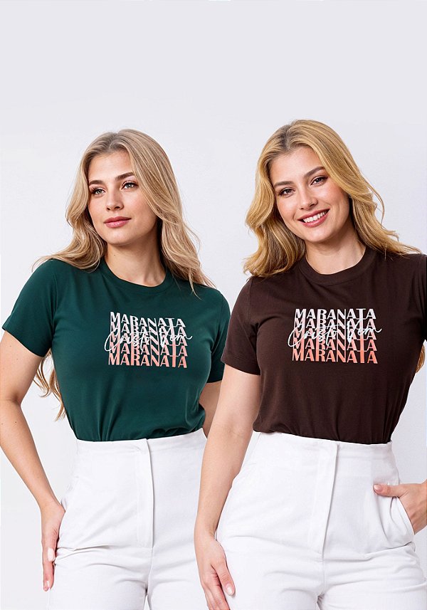 T-SHIRT FEMININA - MARANATA