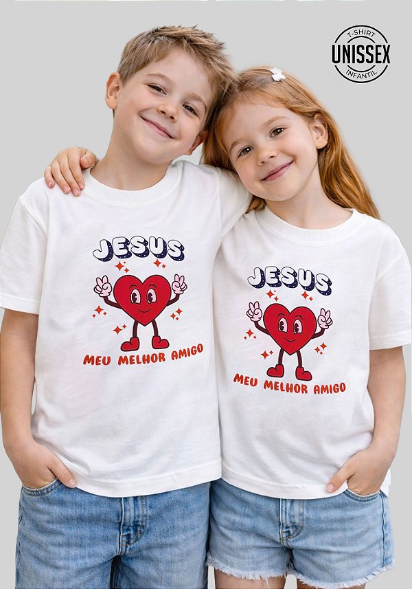INFANTIL UNISSEX - JESUS MEU MELHOR AMIGO
