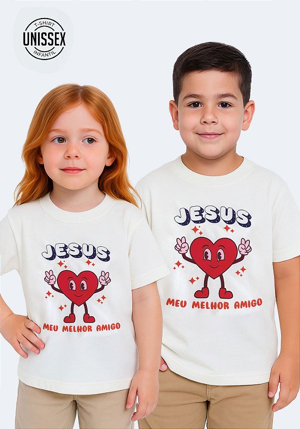 INFANTIL UNISSEX - JESUS MEU MELHOR AMIGO