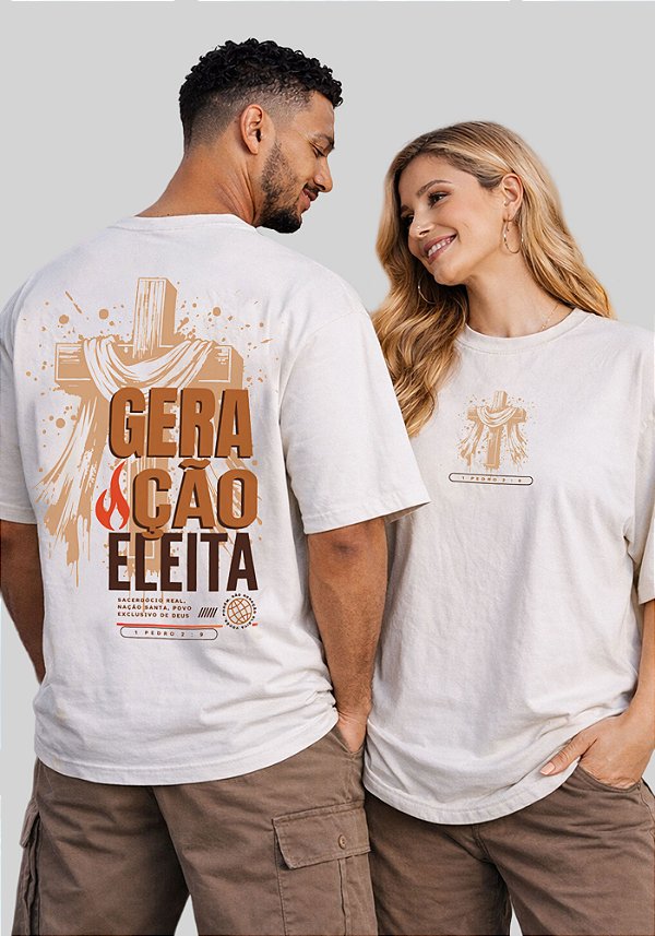 OVERSIZED - GERAÇÃO ELEITA - COR MARFIM