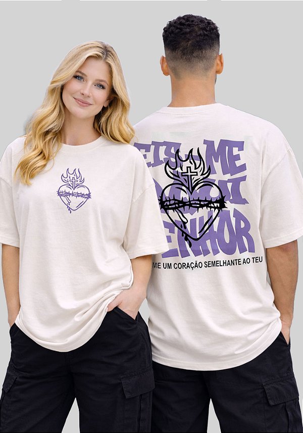 OVERSIZED - EIS-ME AQUI - COR MARFIM