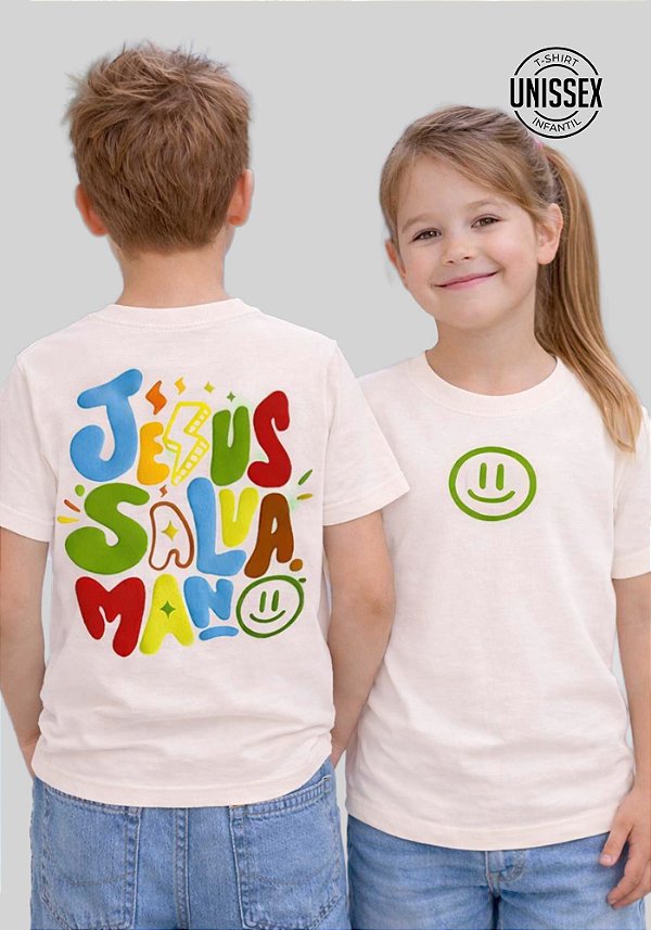 INFANTIL UNISSEX - JESUS SALVA MANO