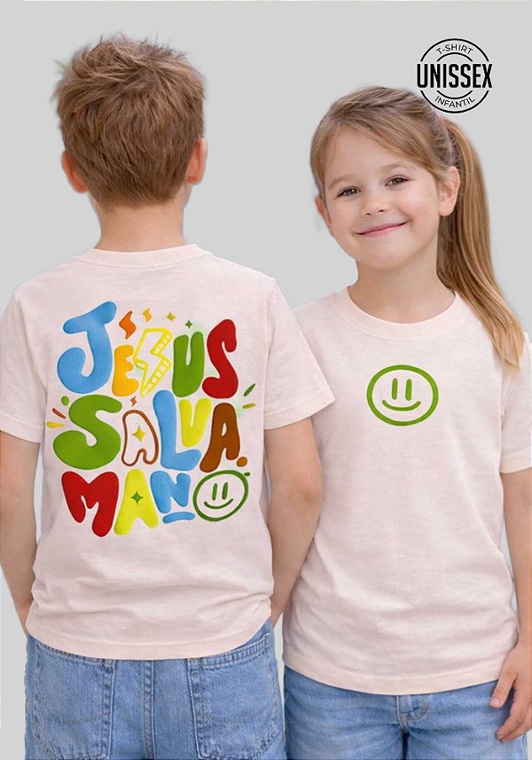 INFANTIL UNISSEX - JESUS SALVA MANO