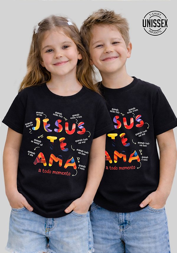 INFANTIL UNISSEX - JESUS TE AMA A TODO MOMENTO