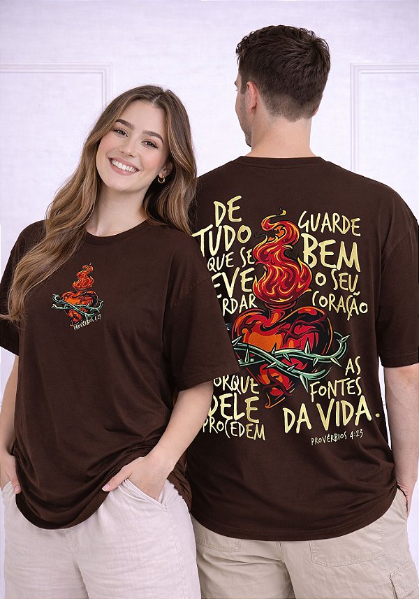 OVERSIZED - DE TUDO O QUE SE DEVE GUARDAR - COR MARROM